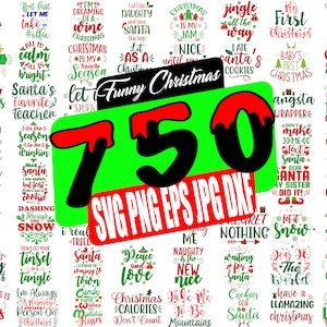 Funny Christmas SVG Bundle, Merry Christmas svg ornaments, christmas ornaments svg file, funny christmas svg for cricut, merry christmas png image 1