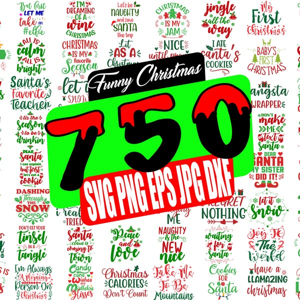 Funny Christmas SVG Bundle, Merry Christmas svg ornaments, christmas ornaments svg file, funny christmas svg for cricut, merry christmas png