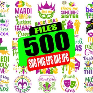 100 Different Design Mardi Gras SVG Bundle, Fluer De Lis SVG, Fat Tuesday SVG, Carnival mardi gras svg file, png, cricut file, cut file