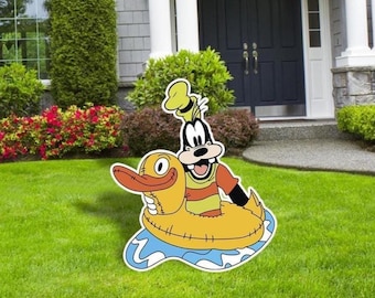 Goofy Pool Party Decor, Goofy Summer Party Decor, Goofy Cutouts, Pool Party Decor, Birthday Party, Goofy Party Decor