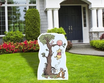 Winnie the Pooh Tree Cutout, Birthday Party Decor, Winnie Party Decor, Baby Shower Party Decor, Winnie The Pooh Decor, Pooh and Friends