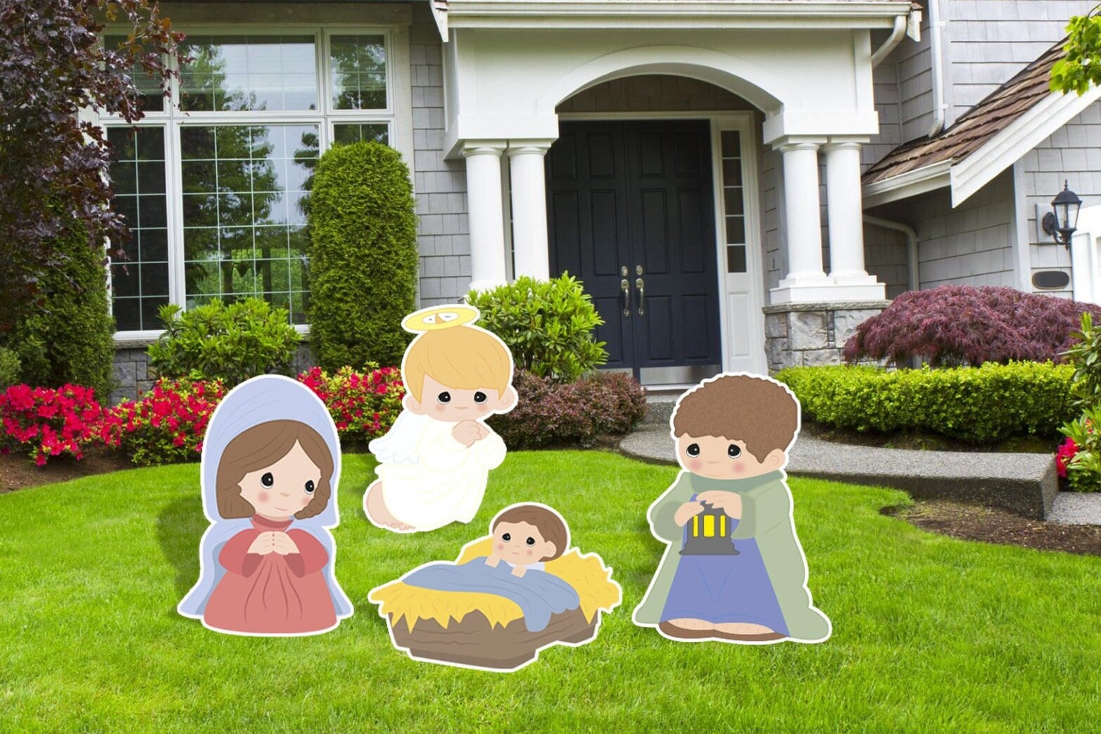 32 Christmas Yard Decor Ideas for a Festive Lawn 10 Nativity, Cut Outs, Christmas Decorations, Yard Art, Yard Sign,…