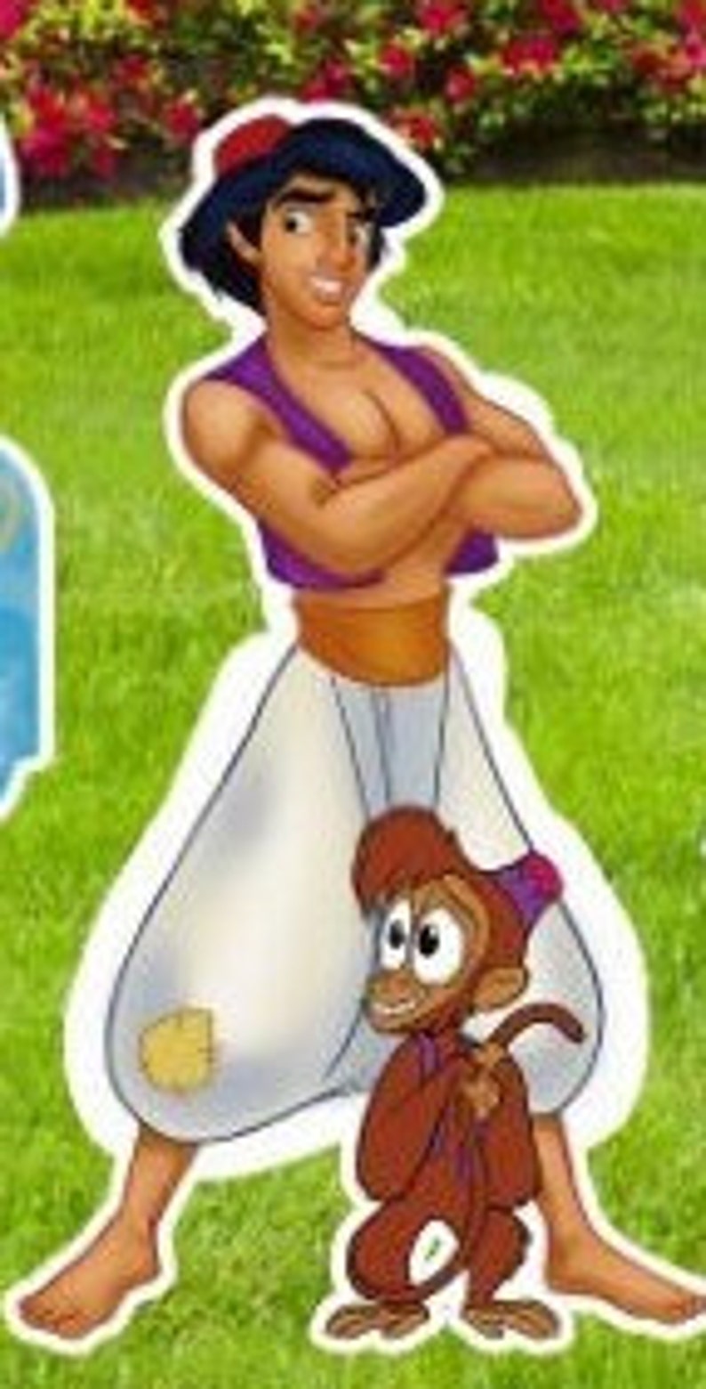 Aladdin Party Decor, Jasmine Party Decor, Jazmine Cutouts, Birthday ...