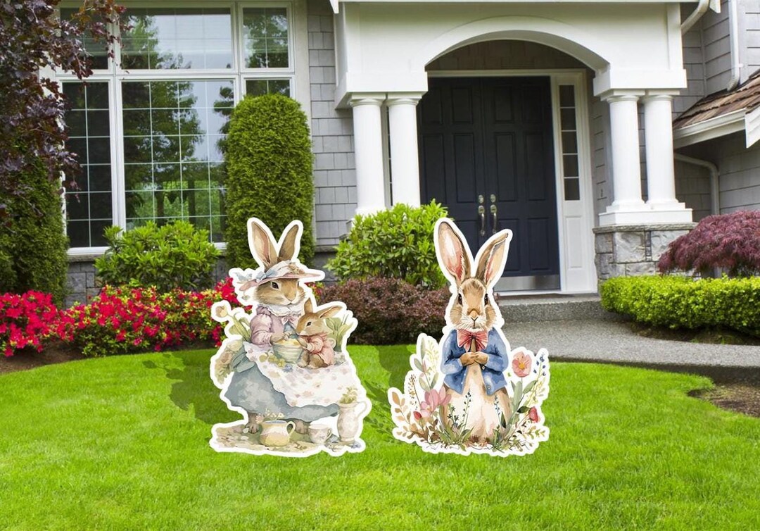 Peter Rabbit Cutouts and Yard Signs, Peter Rabbit Easter Decor ...