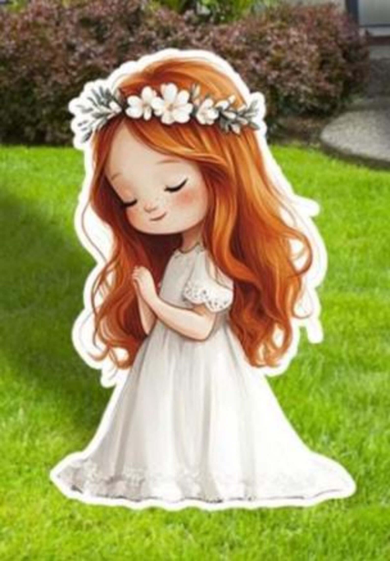 First Communion Cutouts, Yard Signs, Holy Communion Decoration, Outdoor ...