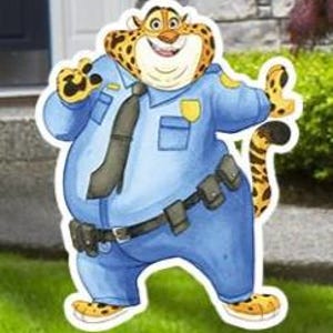 Zootopia yard Signs Cutouts, Zootopia Birthday Party decor, Coroplast Cutouts, Zootopia 2, Outdoor Decor, Party Props 36" Benjamin