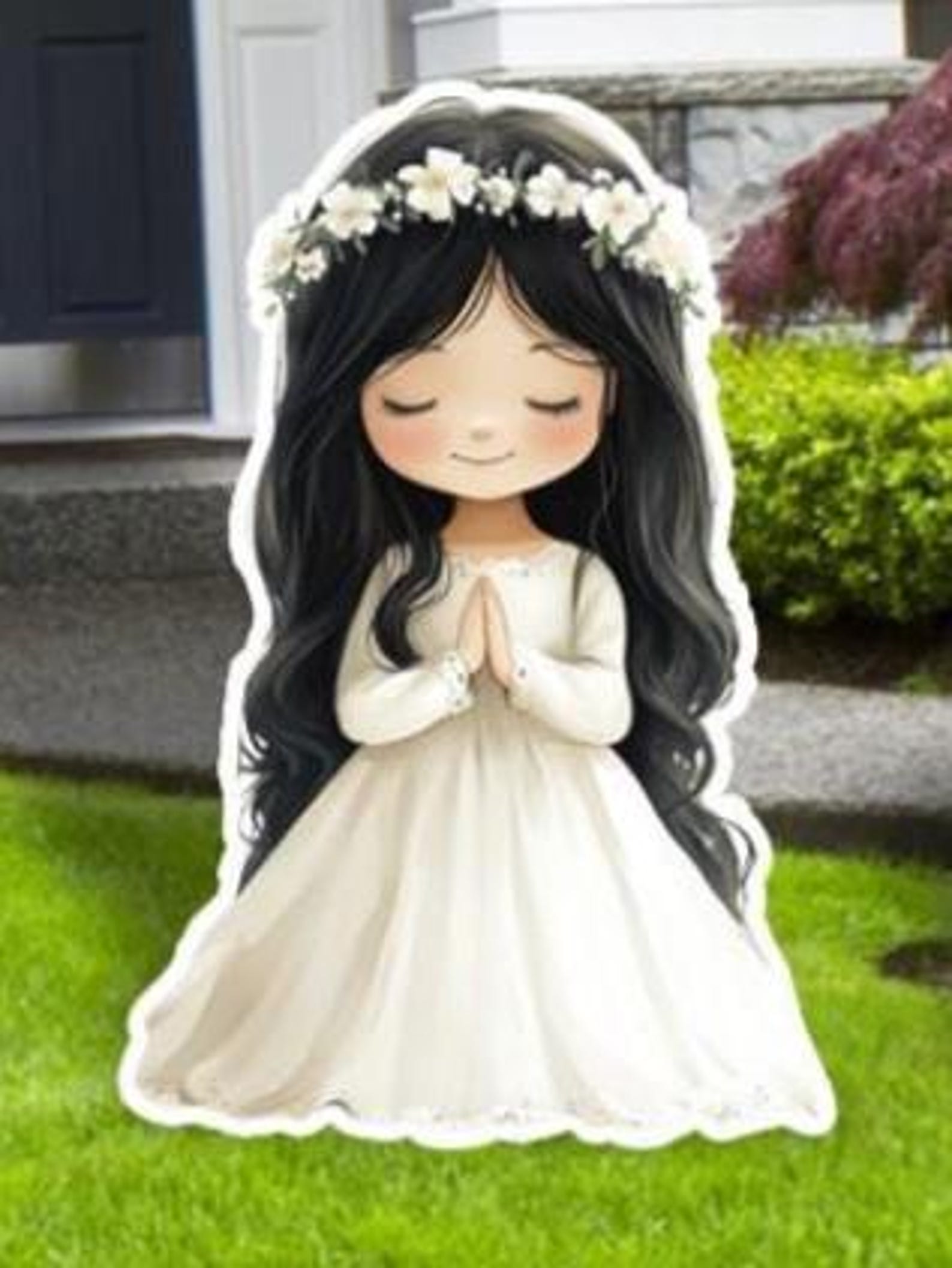 First Communion Cutouts, Yard Signs, Holy Communion Decoration, Outdoor ...