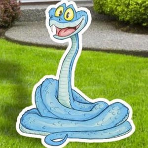 Zootopia yard Signs Cutouts, Zootopia Birthday Party decor, Coroplast Cutouts, Zootopia 2, Outdoor Decor, Party Props Gary De Snake