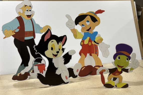 Pinocchio, Cut Outs, Outdoor Decoration Signs, Geppetto, Figaro 