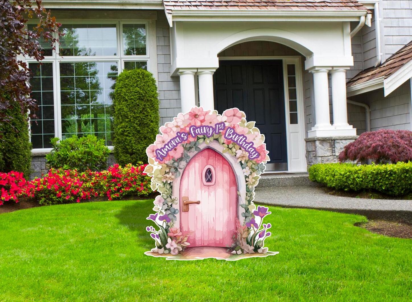 Fairies Party Decor, Fairy Birthday Party Decor, Fairy House, Fairy Party Cutouts, Girls Birthday Party, Enchanted Fairy Birthday Party