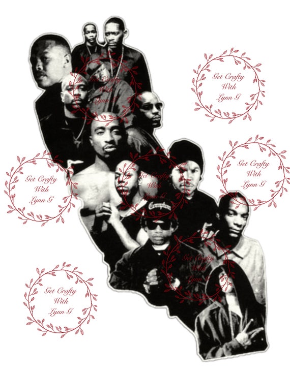 West Coast Rappers PNG Etsy
