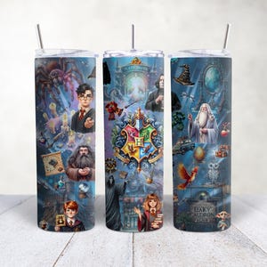 Magic school 20oz skinny sublimation digital download design wrap