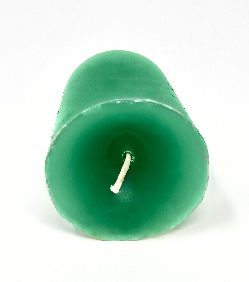 Dark Green Votive Candle Unscented Paraffin Etsy