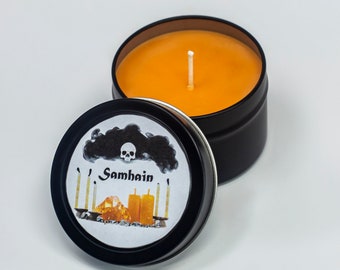 Samhain Scented Candles, Soy, 4 Oz