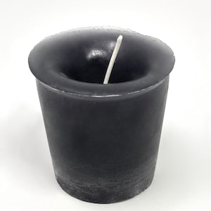Gray Votive Candle, Unscented, Paraffin