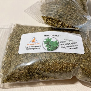 Marjoram Leaf, 0.5 ounces, 4x3 bag
