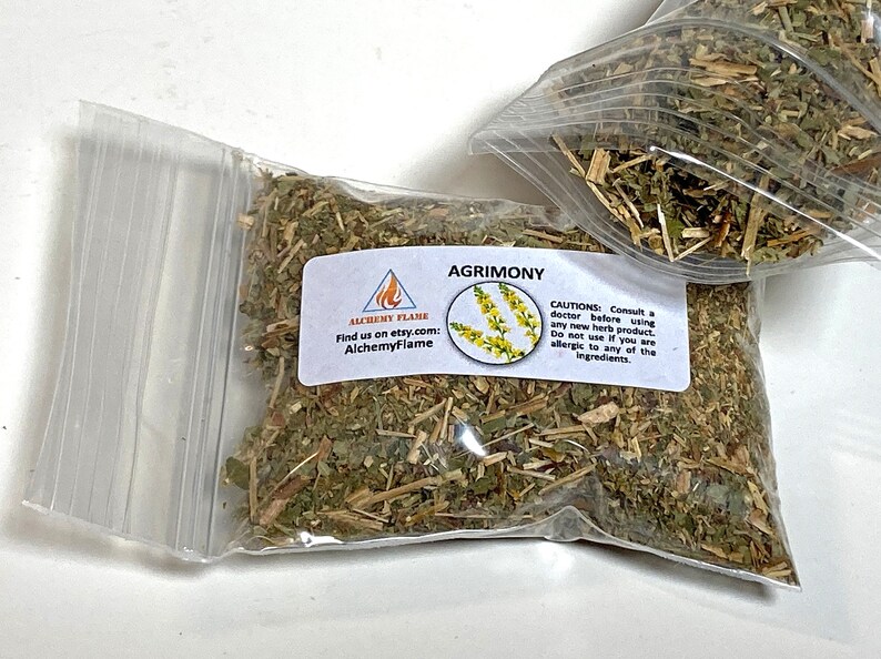 Agrimony 1.0 Ounces, 4x3 Bag - Etsy
