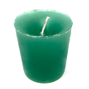 Dark Green Votive Candle, Unscented, Paraffin