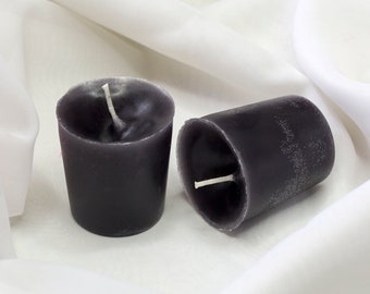 Black Votive Candle, Unscented, Paraffin