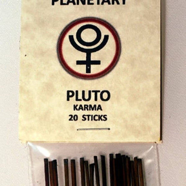 Pluto, 10.5" Charcoal Incense Sticks, 20 Pack