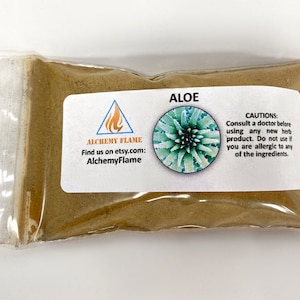 Aloe Powder, 1.0 ounces, 3x2 bag