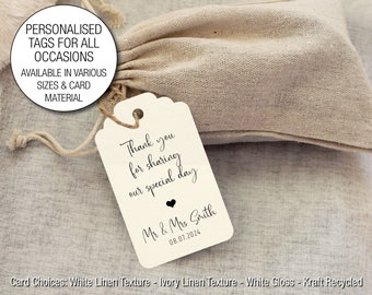 Bedankt voor het delen van onze speciale dag met ons Cadeaukaartje, gepersonaliseerde bruiloftlabels, verloving, feestartikelen, cadeauzakje babyshower 75