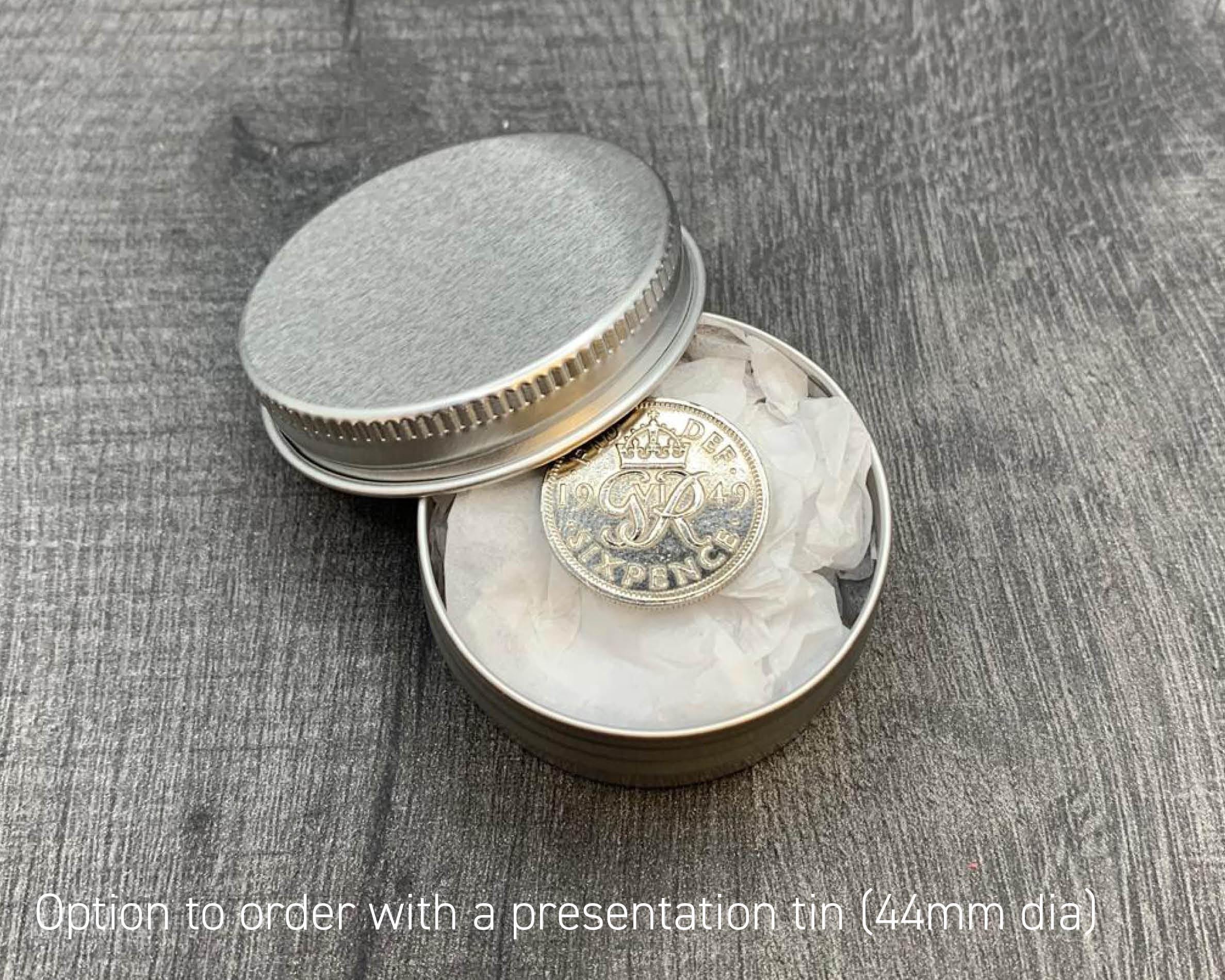 幸運の6ペンスコイン記念品結婚式の記念品誕生日の贈り物1947-1967年の