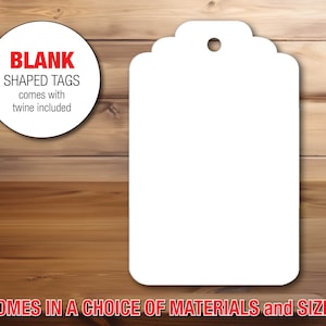 BLANK Geschenkanhänger zum Beschriften ideal für alle Verpackungsarten Kleidung Kaufmannsladen Waschanleitung 65