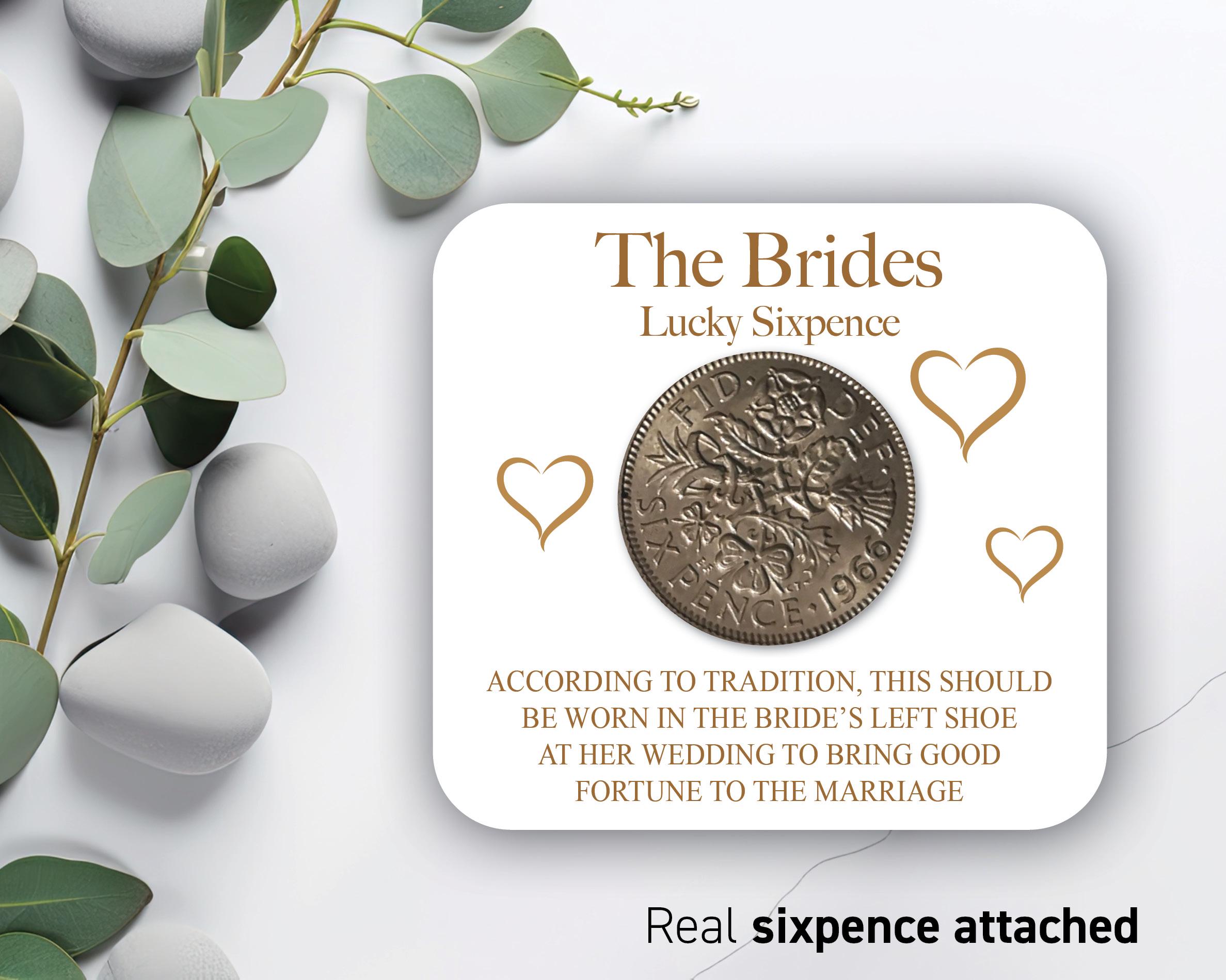 花嫁の結婚式のコインカード英語幸運の花嫁彼女の靴のための6ペンス古いもの、新しいもの、借りたもの青49 - Etsy 日本