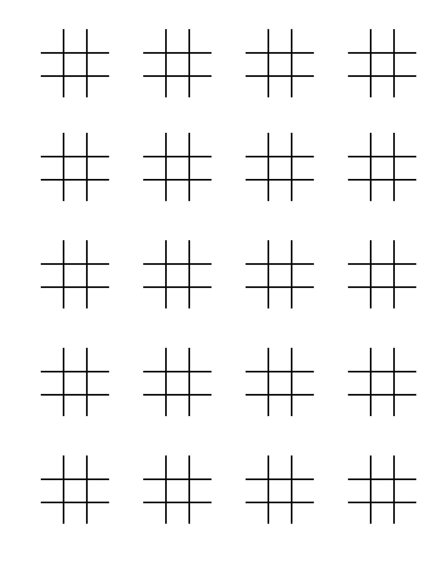 Printable Tic tac Toe Digital Download PDF Etsy