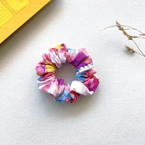 Cotton Candy Energy Scrunchie | comfortable hair tie | hair tie | gift for girlfriend | elastic hair band | hair jewelry | hair accessory