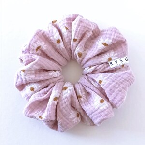 Daisy Universe Scrunchie | comfortable hair tie | hair tie | gift for girlfriend | elastic hair band | hair jewelry | hair accessory