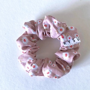 Poppies Energy Scrunchie | comfortable hair tie | hair tie | gift for girlfriend | elastic hair band | hair jewelry | hair accessory