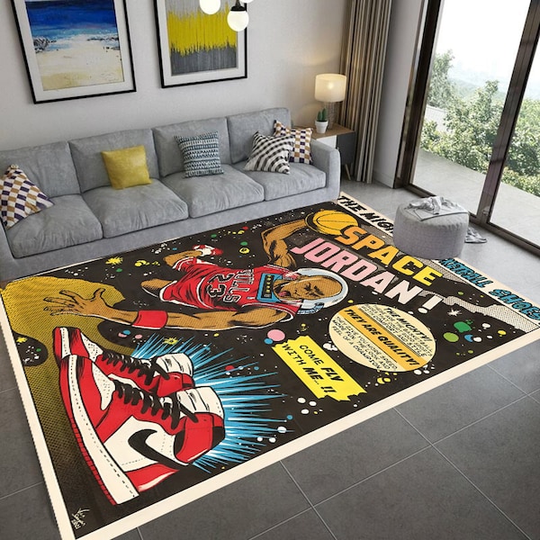 Air Sneaker Rug,Basketball Rug,Basketball Shoes Rug,Space Rug, Air Rug,Home Decor Rug,Modern Rug,3D Art Rug,Popular Rug,Area Rug,Custom Rug