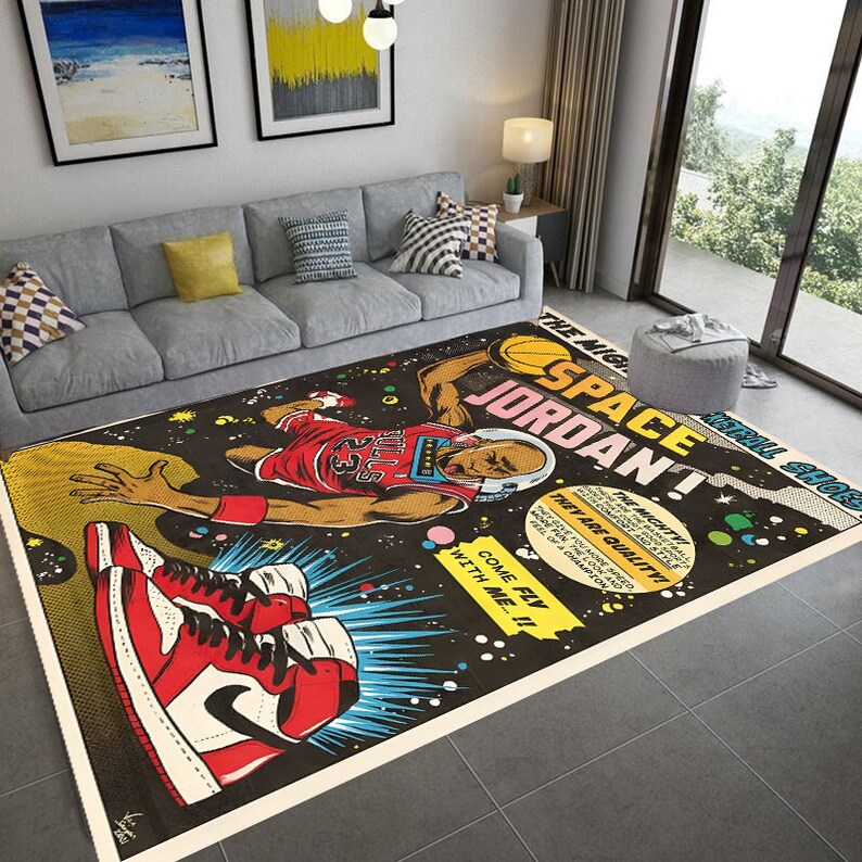 Air Sneaker Rug,basketball Rug,basketball Shoes Rug,space Rug, Air Rug,home Decor Rug,modern Rug