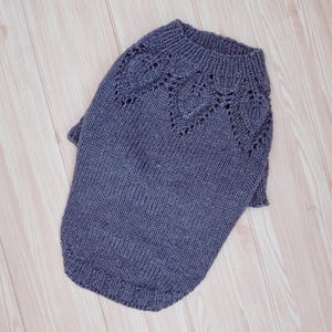 Stay Warm in Style with Wool Dog Jumper for Medium Canines like Standard Schnauzers
