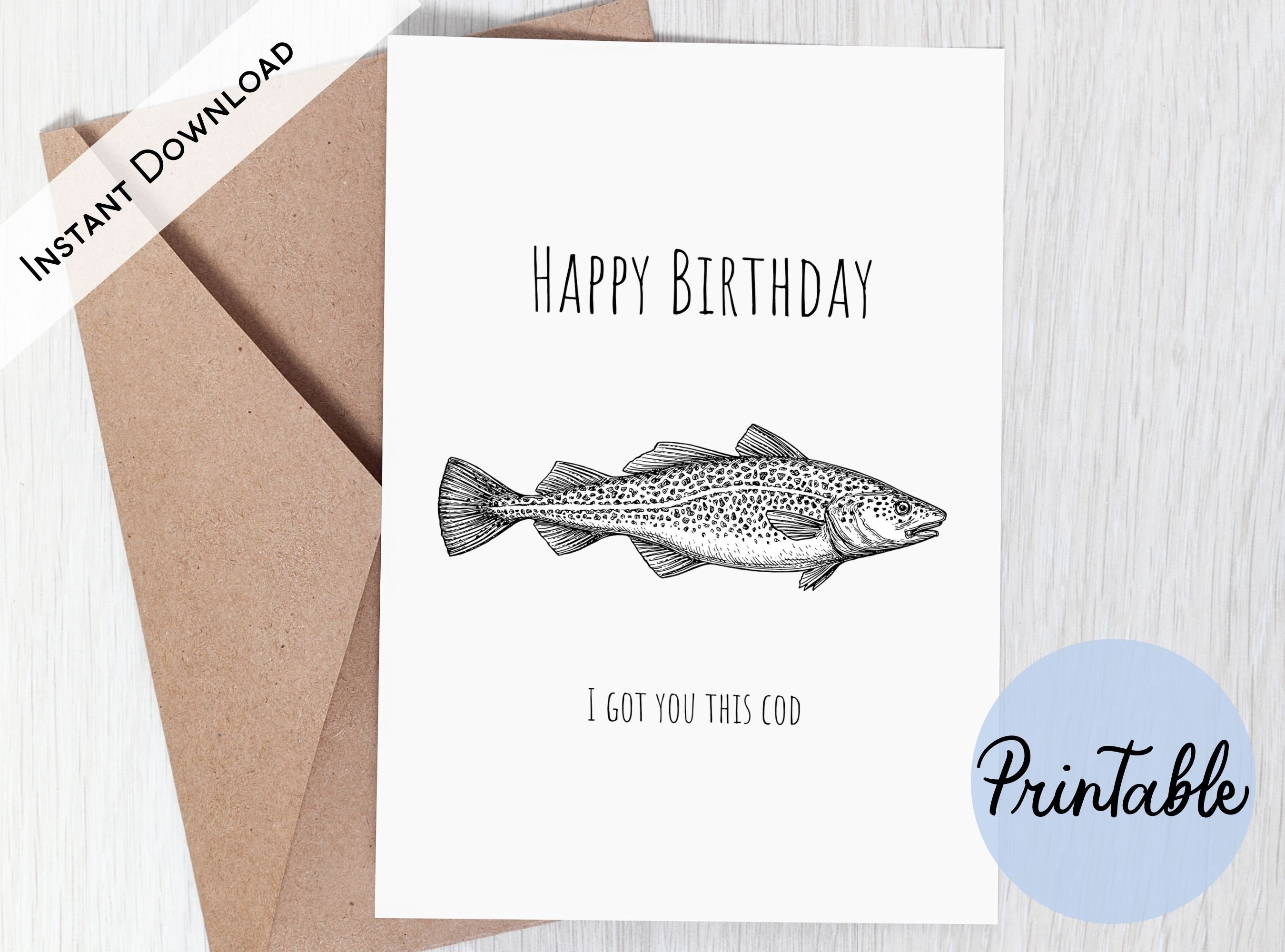 Funny Fish Card 