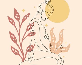 Perlen für eine Geburtskette | Babyparty | 40 Perlen | freie Perlen-Auswahl aus 28 Heilsteinen | Personalisierbar
