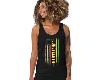 JuneTeenth Unisex Tank Top