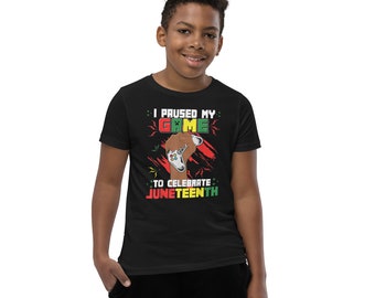 JuneTeenth Game Youth Short Sleeve T-Shirt