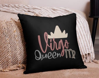 Two Sided Virgo Queen Pillow