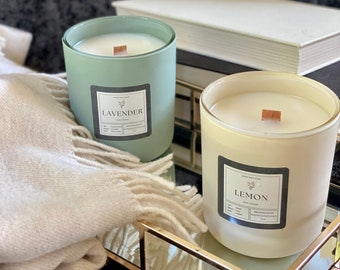 12 oz. Luxury Non-Toxic Wood Wick Candles