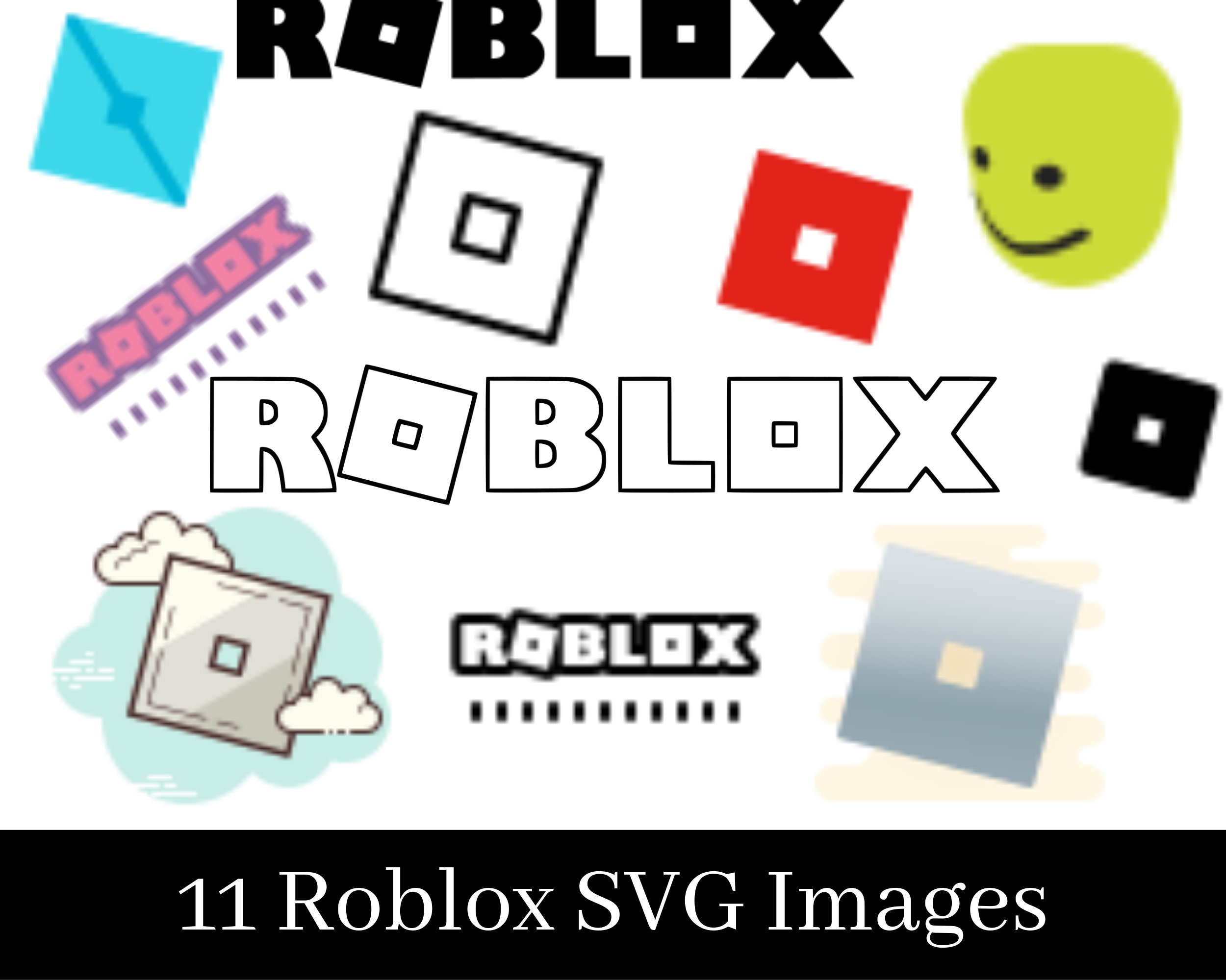 Roblox Bundle Svg, Roblox Face Svg, Roblox Character Svg, Ro