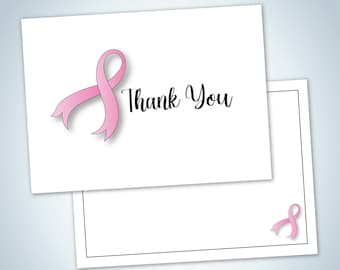 Breast Cancer Thank You Cards