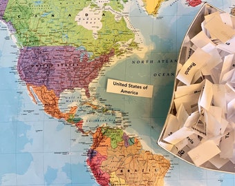 Countries of the World List - Digital Download