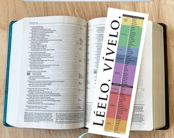 Books of the Bible Bookmarks SPANISH - Digital Download