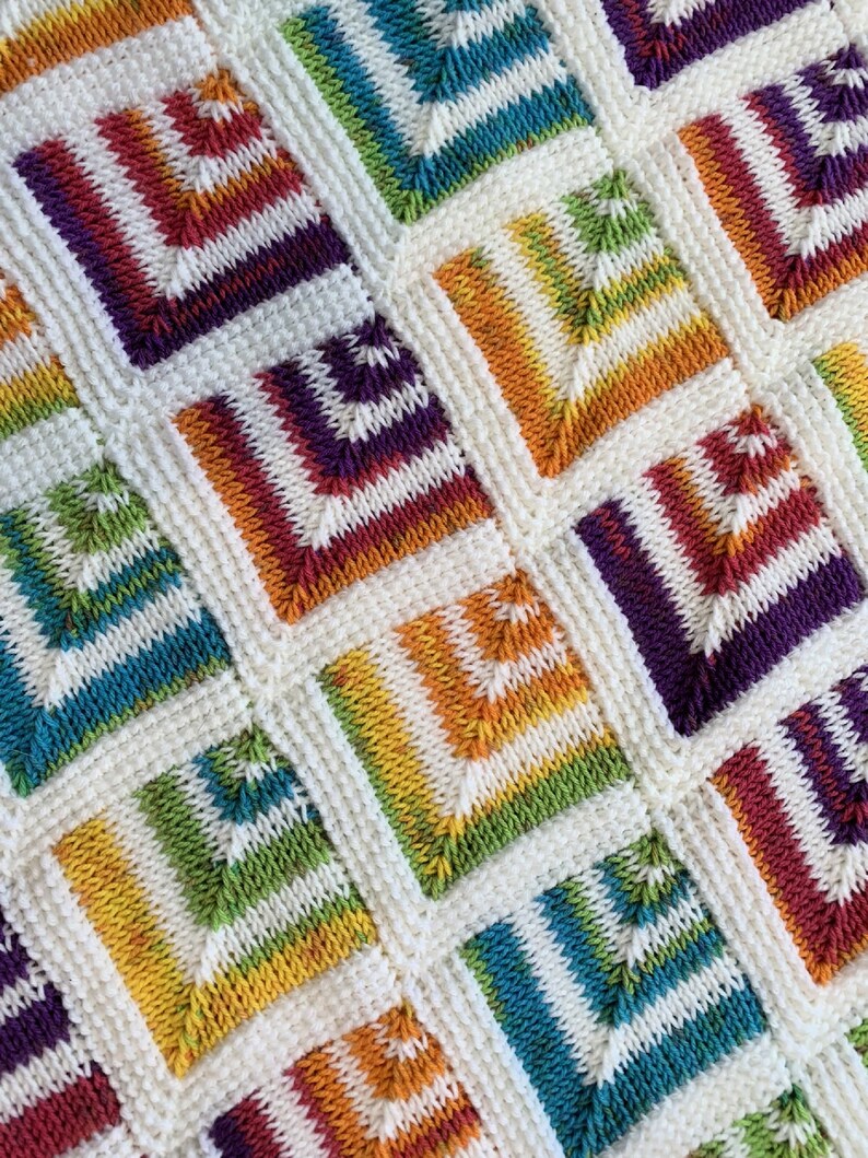 Tunisian Crochet Baby Blanket Pattern With Photo Tutorial Etsy