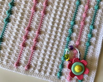 Beginner Bommel Babydecke Häkelanleitung