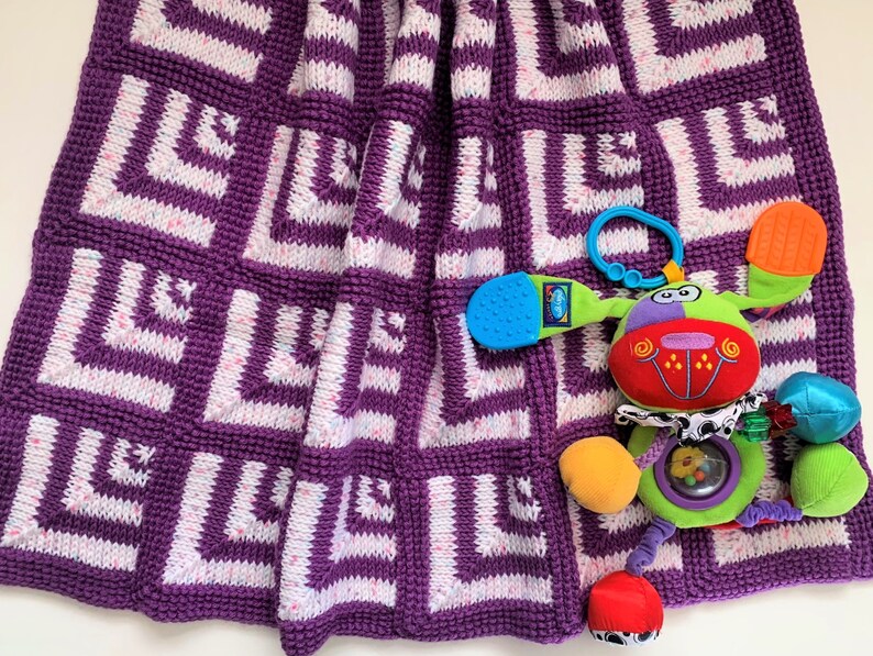 Tunisian Crochet Baby Blanket Pattern With Photo Tutorial Etsy