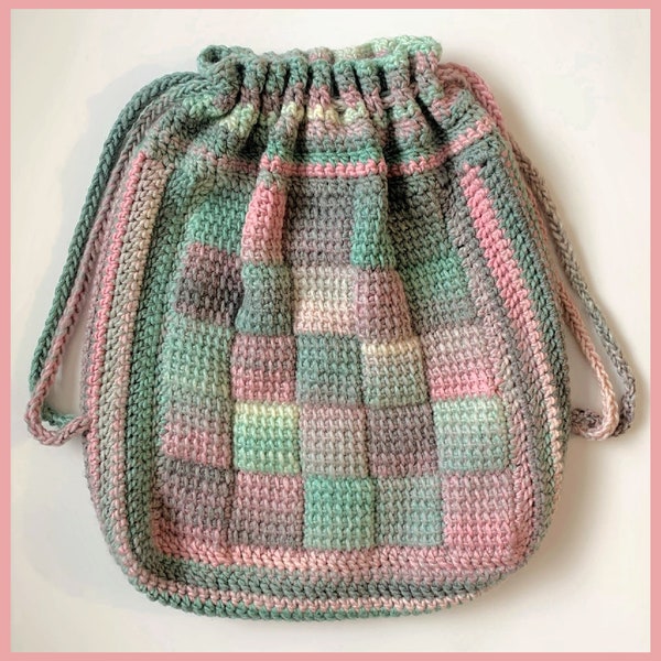 Entrelac Crochet Etsy